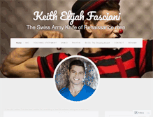 Tablet Screenshot of keithelijahfasciani.com